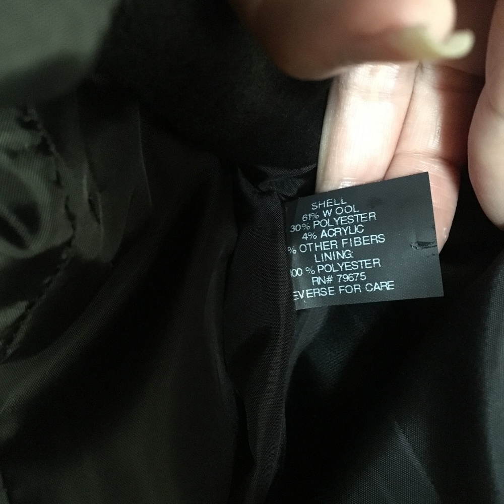 Black wool coat Michael Kors NWT - Picture 8 of 8